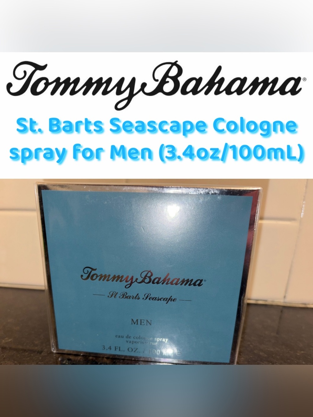 Tommy Bahama - St. Barts Seascape Cologne spray for Men (3.4oz) - New/Sealed